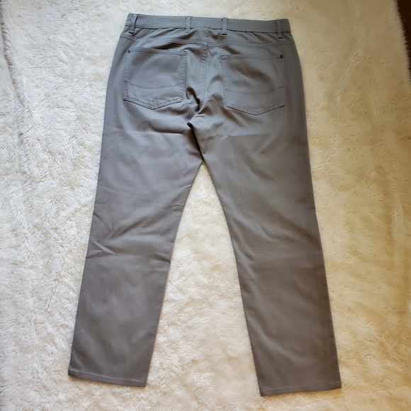 36R Ted Baker Jeans. Soft. Grey. London. EUC. - Picture 2 of 6